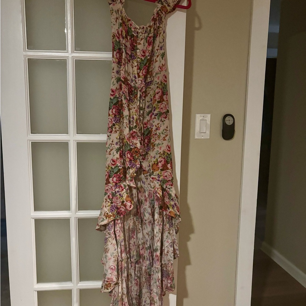 Auguste The Label Floral Maxi Dress - Pink and Cream
